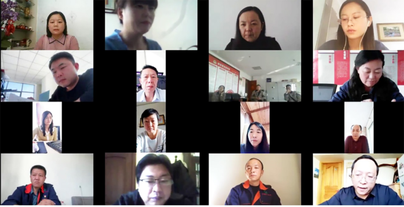 同心聚力抗疫情 线上学习不停歇——省热博RB88集团纪委召开2022年第6次委员学习（扩大）会