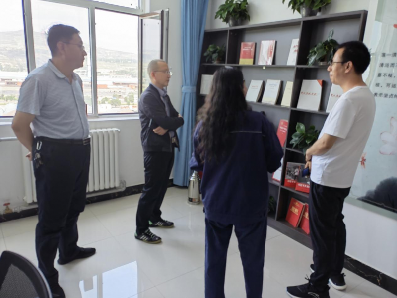 西宁市纪委对热博RB88工投公司廉洁文化进企业示范点建设工作开展验收