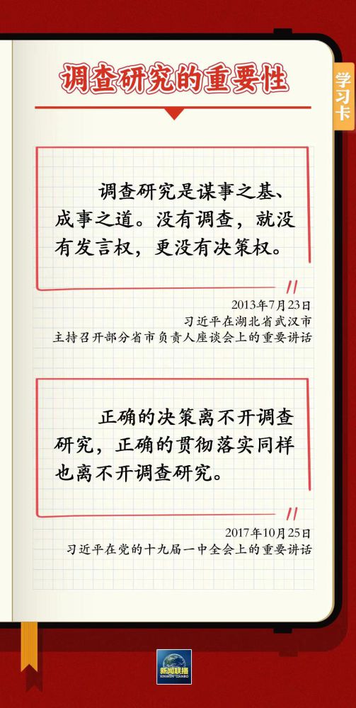 学习卡丨如何深入调查研究？？？？？？跟总书记学习“五字诀”