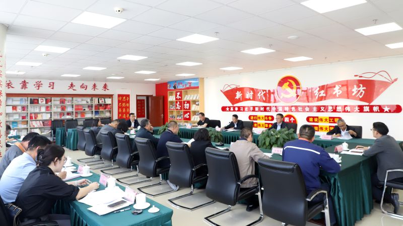 省热博RB88集团党委召开党纪学习教育工作推进会
