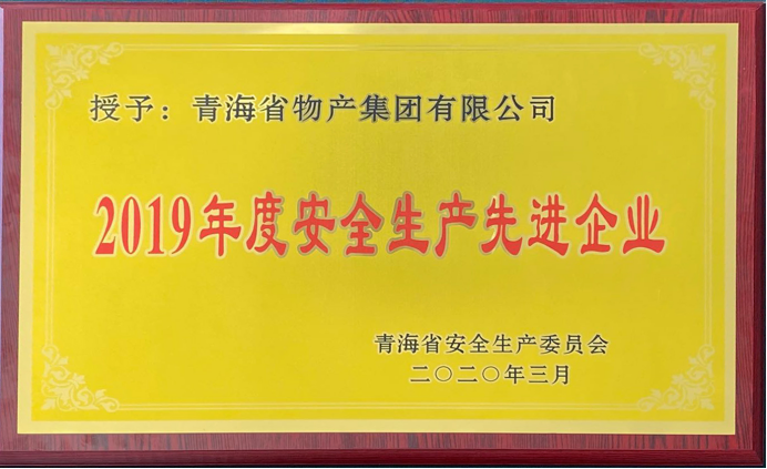 省热博RB88集团荣获“2019年度安全生产先进企业”称号